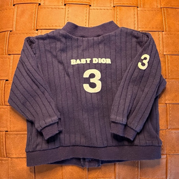 Baby Dior Navy Cardigan - 9 months - Picture 2 of 3
